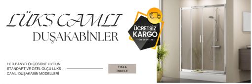 lüks camlı duşakabinler